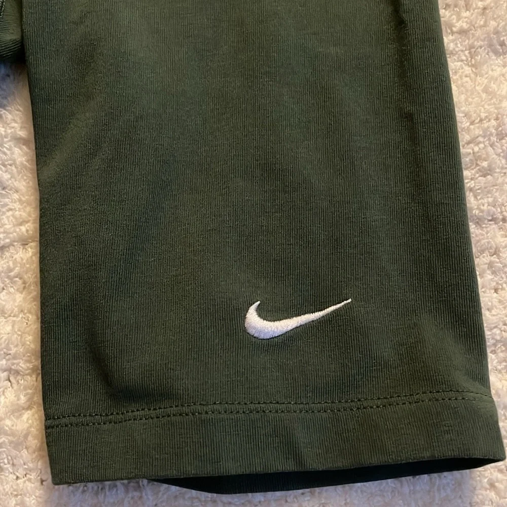 Nike Women's Sportswear Essential 10” Bike Shorts Tights olive Green size XS - Picture 7 of 10